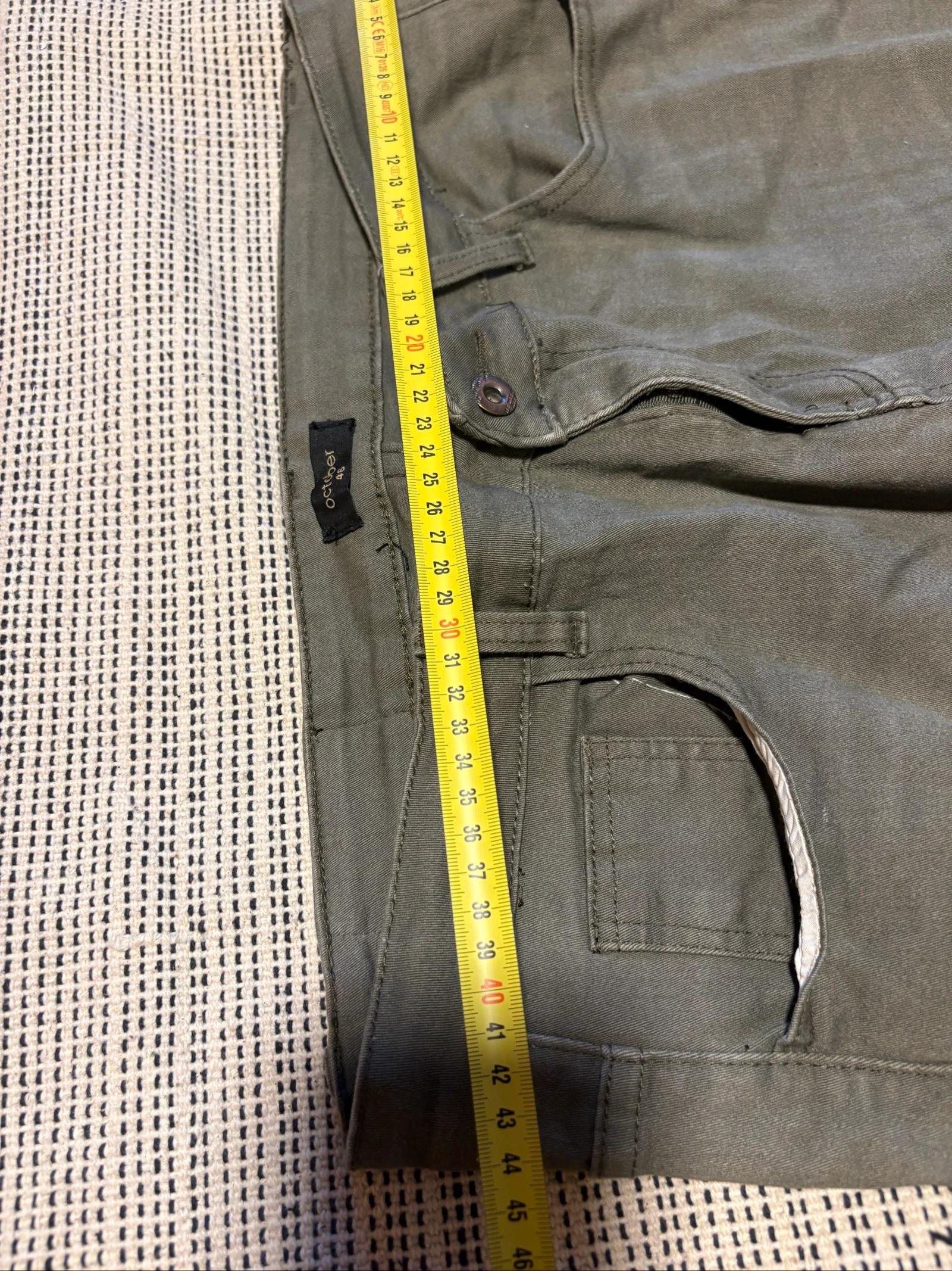 Pantalon vert kaki October taille 46 / Pantalon khaki taille XXL – photo 12